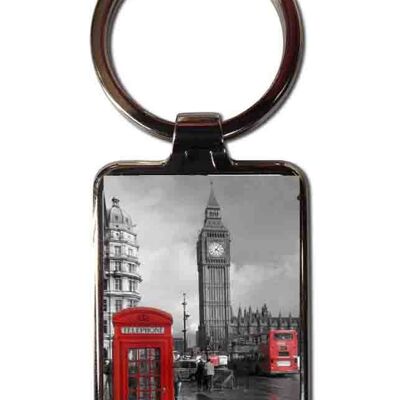 Klassischer Londoner Schlüsselanhänger aus Stahl