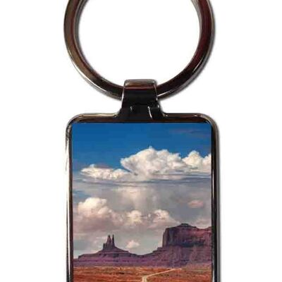 Stahl-Schlüsselanhänger von Monument Valley