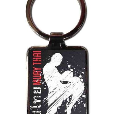 Muay Thai steel keychain