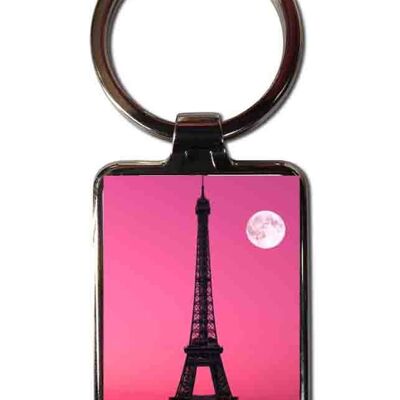 Paris tour Eiffel steel keychain