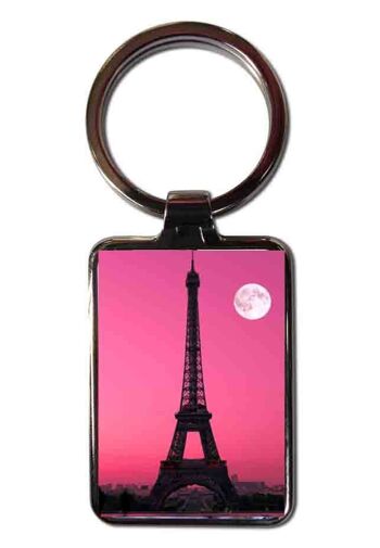 Porte-clés acier Paris tour Eiffel 1
