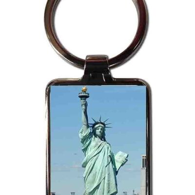 Steel keychain Statue liberty NY