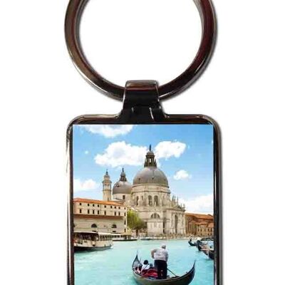 Venice steel key ring