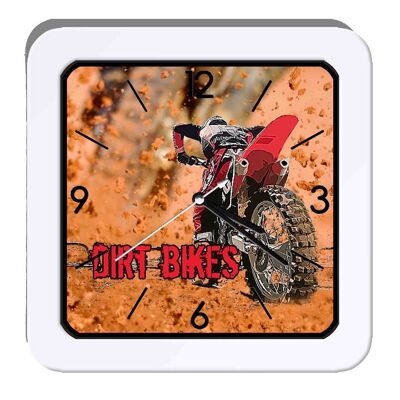 Motocross personalized alarm clock