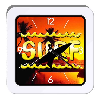 Personalized surf alarm clock