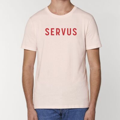 T-Shirt "SERVUS", candy pink