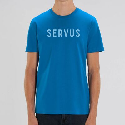 T-Shirt "SERVUS", königsblau