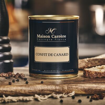 CONFIT DE CANARD 2 CUISSES (boîte métal) - 750g | REF 201685