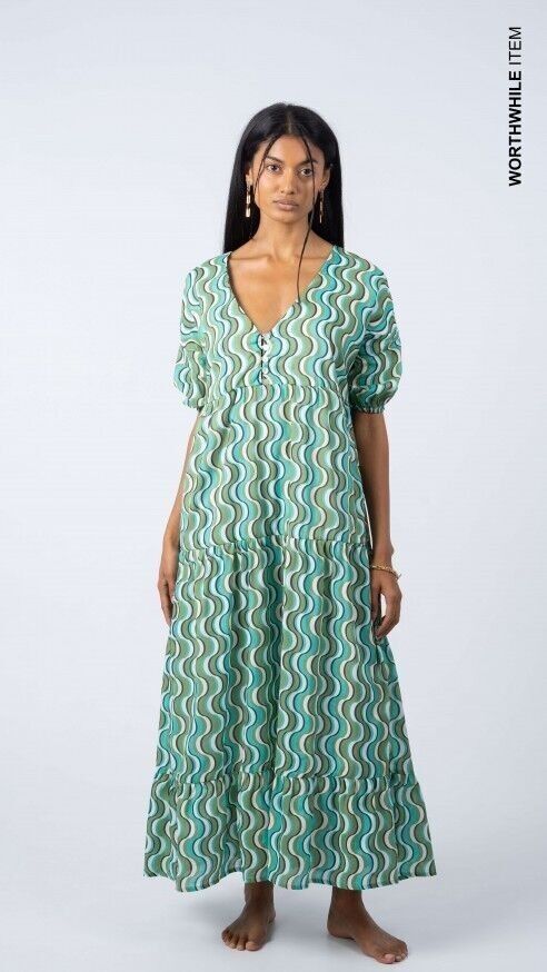 Abito lungo ondulato / Estate gioiosa