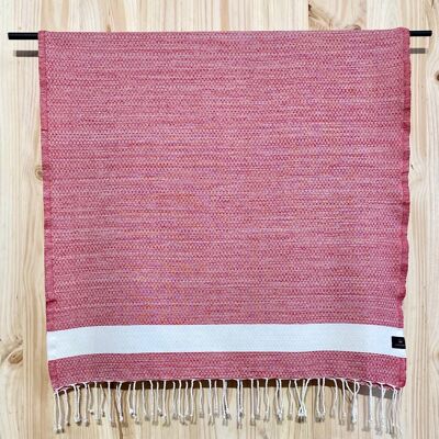 Fouta Losange Rouge Chiné