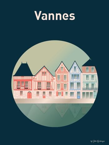 Affiche VANNES Les Maisons 1