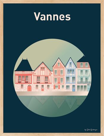 Affiche VANNES Les Maisons 2