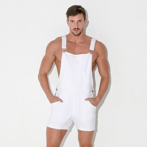 STRETCH OVERALL WHITE