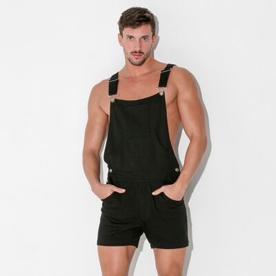 STRETCH OVERALL BLACK