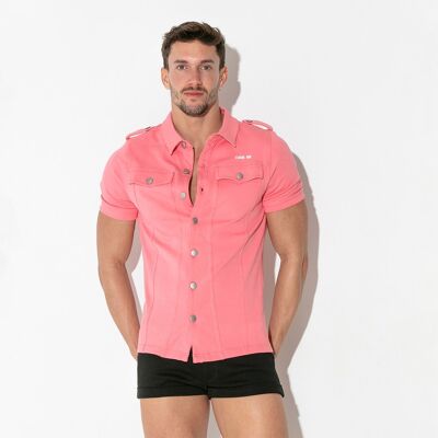 CAMICIA ELASTICIZZATA ROSA