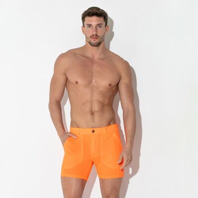 VIVID SHORT NEON CORAL