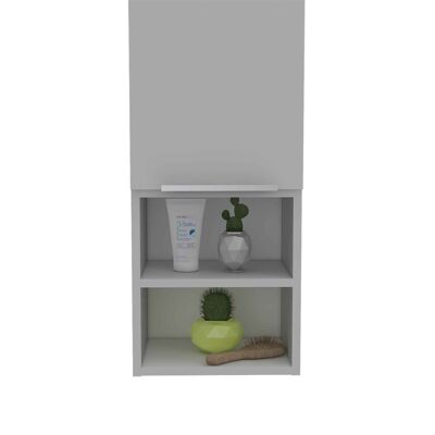 Mila Bathroom Wall Cabinet, 30CM W X 25.5CM D X 81CM H, White