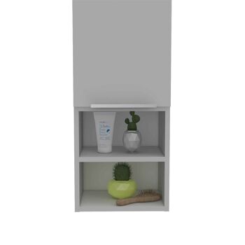 Mila Armoire Murale de Salle de Bain, 30CM W X 25.5CM D X 81CM H, Blanc 1