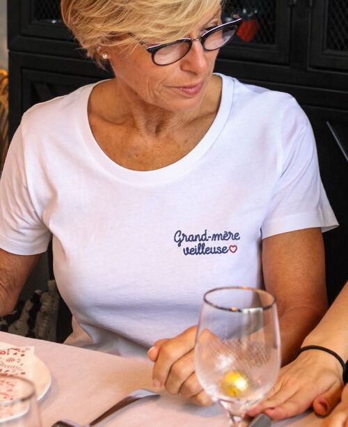 T-shirt Grand-mère veilleuse (brodé)