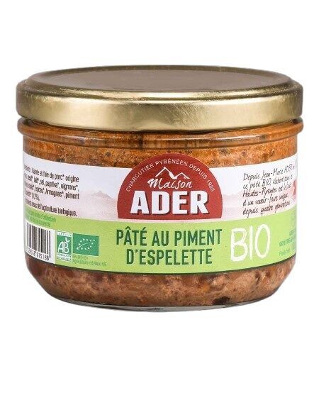 Organic pate with Espelette pepper