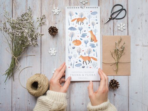 Calendario perpetuo de pared - Animales - BEST SELLER