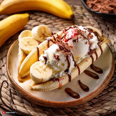 Aroma professionale altamente concentrato alla banana split.