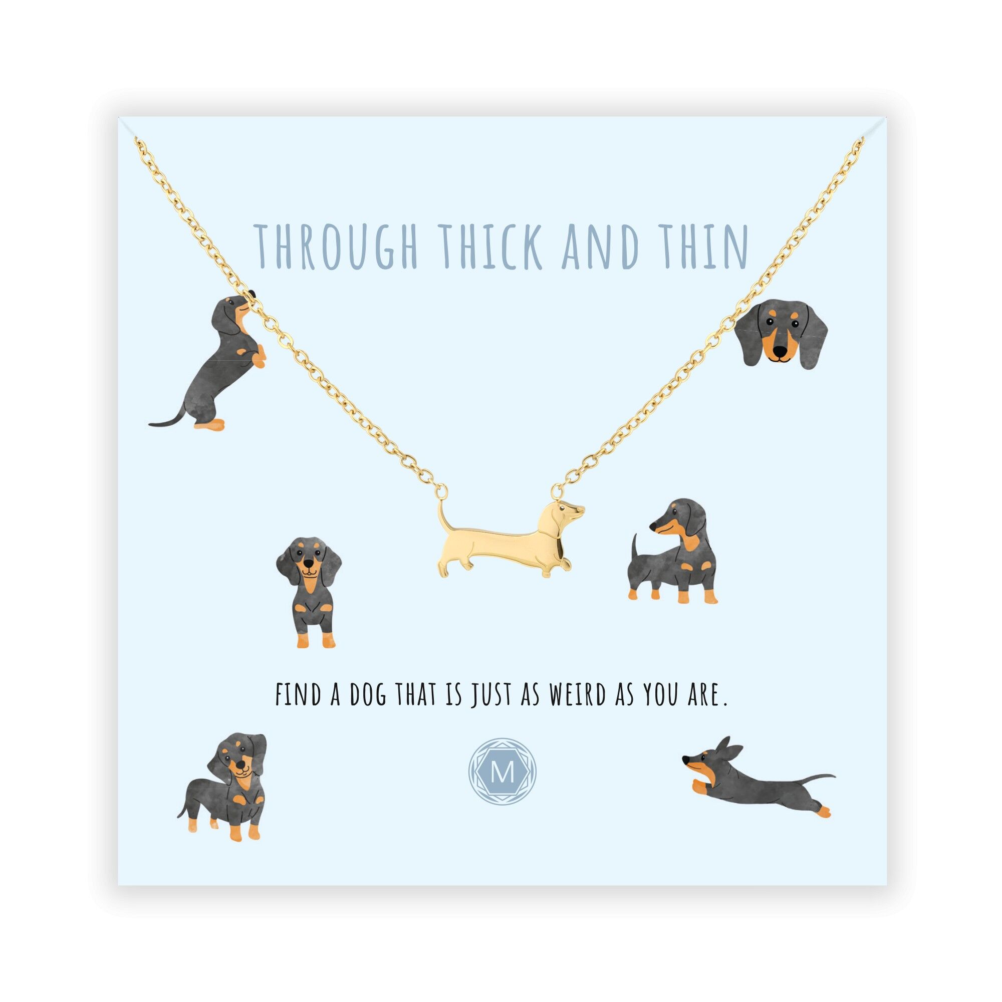 Through thick and thin on sale necklace