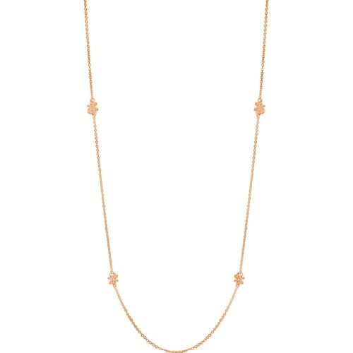 Daisy Chain Rose Gold Long Necklace