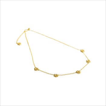 Collier Daisy Chain Or Jaune 3