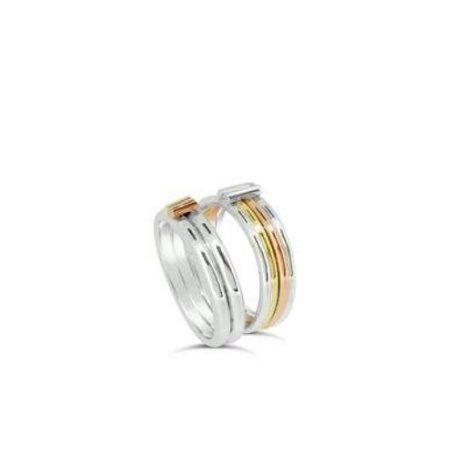 Gold Bespoke Wedding Bands Option 1