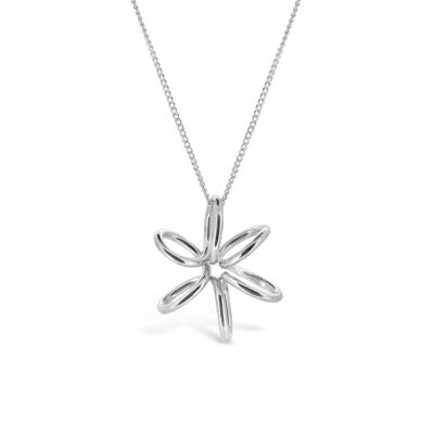 Collier Argent Fleur de Lys