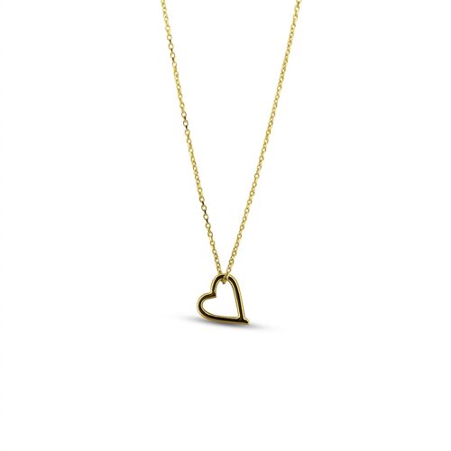 Love Heart Gold Necklace