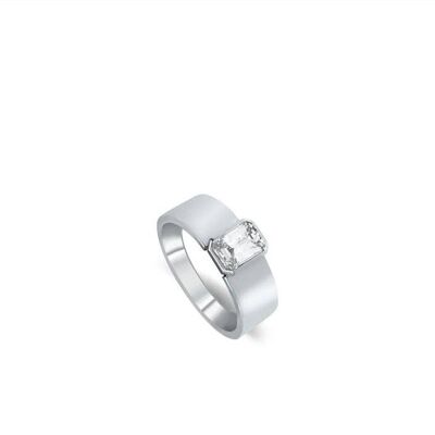 Opzione anello di fidanzamento in platino/oro bianco 5