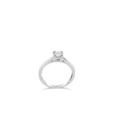 Bague de fiançailles en platine avec diamant Option 1