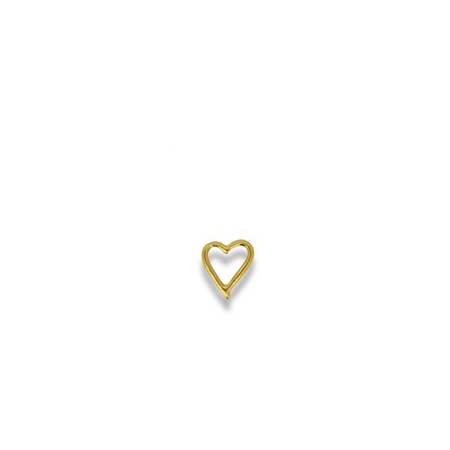 Single Gold Love Heart Necklace