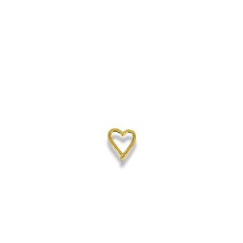 Collier coeur d'amour en or unique 3