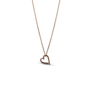 Collier en or rose True Heart 18" 1