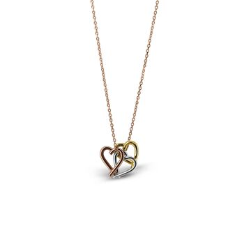 Collier en or rose True Heart 18" 4