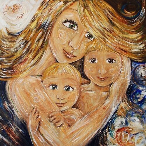 Diamond Painting Mother, 50x50 cm, Round Drills
