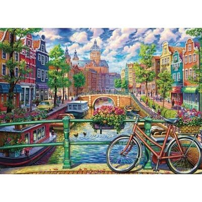 Diamond Painting Amsterdam, 30x40 cm, Forets Carrés