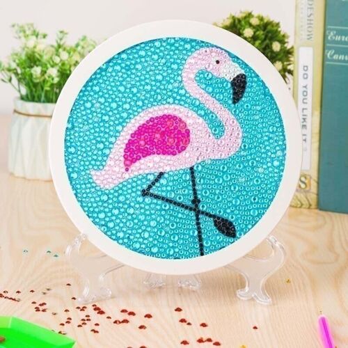 Diamond Painting Flamingo, 20 cm, Special Drills