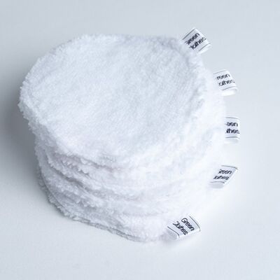 Lingettes Démaquillantes Taille M blanche lot de 5