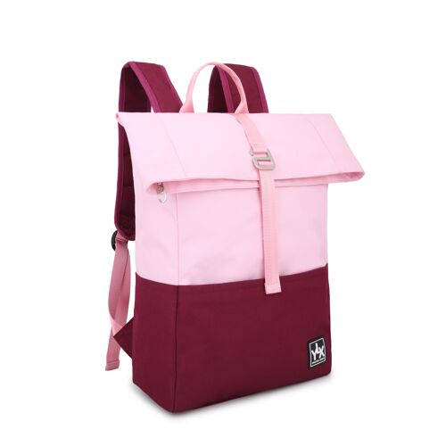 YLX Original Backpack | Light Pink & Bordeaux