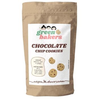 Biscuits aux pépites de chocolat - Mélange à pâtisserie pour biscuits au chocolat - Végétalien - 300 g 2