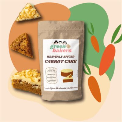 Heavenly Spiced Carrot Cake - Carrot Cake Baking Mix - Vegan - 352 g