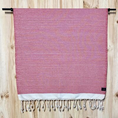 Fouta Diamant Rouge Chiné