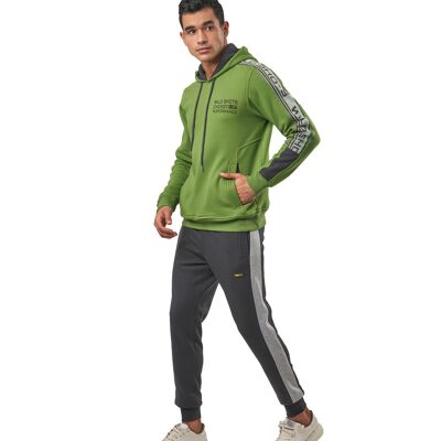 Jogging suit green/grey