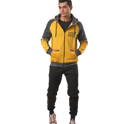 Jogging suit yellow/black