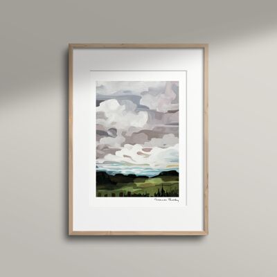 Days Gone By | Acrylic Sky Painting | Art Print