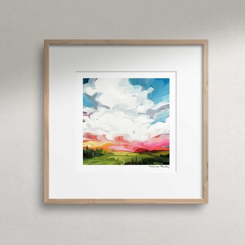 Days Like These' | Sunset Sky Painting | Acrylic Sky Painting | Art Print
